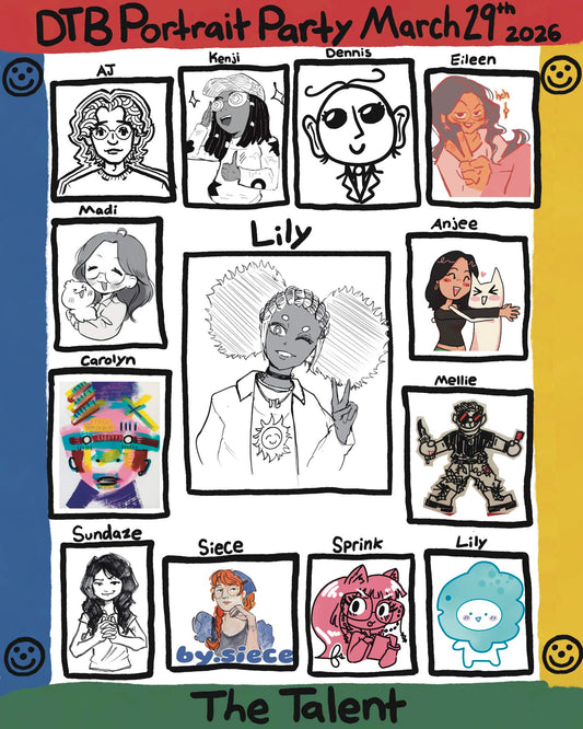 DTB Portrait Party Print