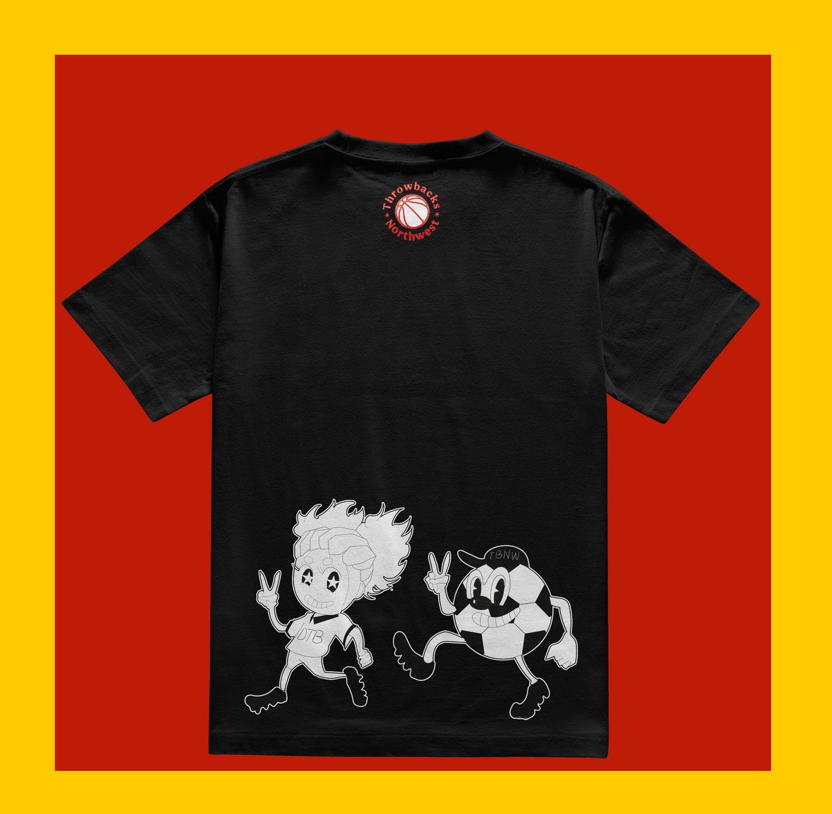 Draw The Block x Throwbacks Northwest Collaboration Shirt
