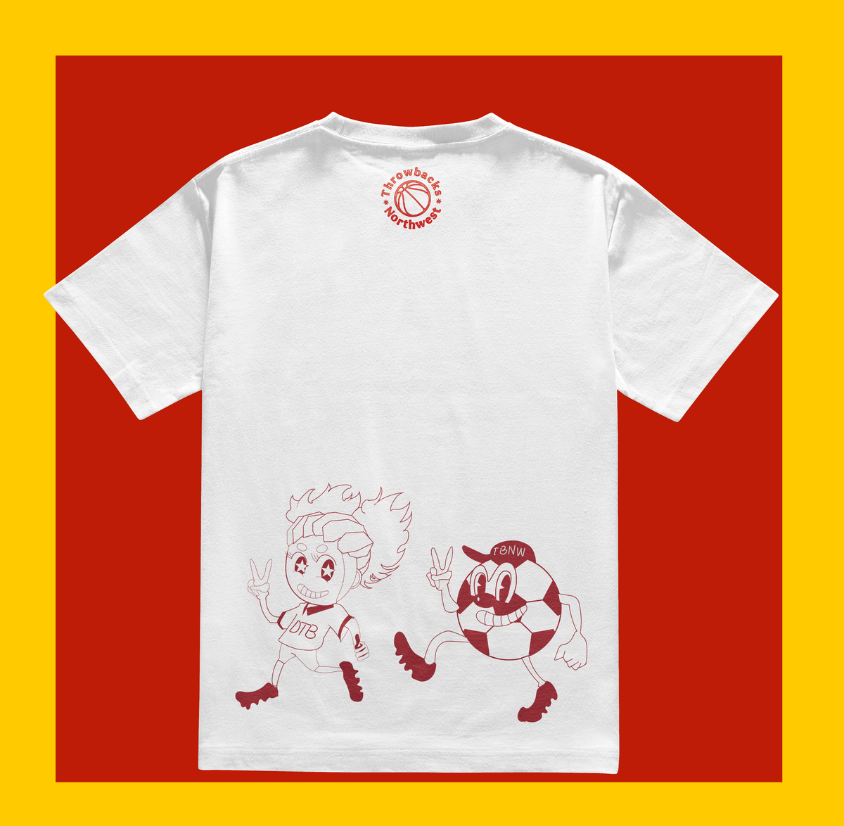 Draw The Block x Throwbacks Northwest Collaboration Shirt